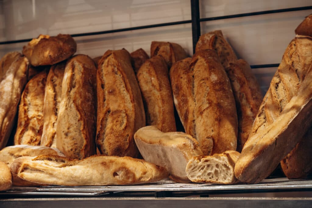 Fresh baguette Paris
